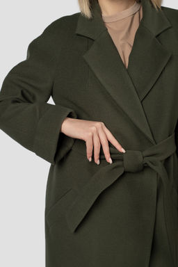 Пальто женское демисезонное (пояс) - El podio фото 6