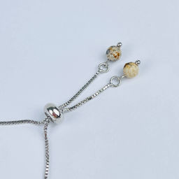 Браслет регулируемый с песочной Яшмой - Радуга самоцветов фото 3