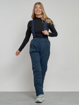 Горнолыжный костюм женский зимний темно-синего цвета 03320TS - Chunmai фото 12