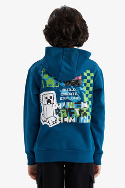 Minecraft Kap__onlu Sweatshirt Erkek _ocuk - Defacto фото 6