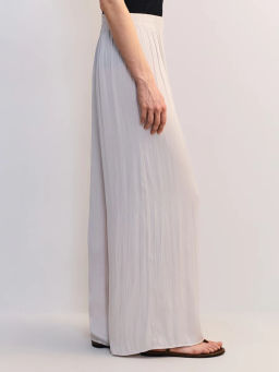 Брюки-палаццо с эластичным поясом из жатой ткани ZR2605012120-60 / Zarina