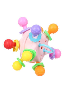 Развивающая сенсорная игрушка «Тянучка», с погремушкой