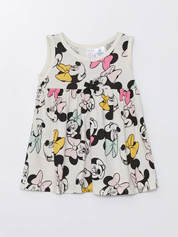 Bisiklet Yaka Minnie Mouse Bask?l? K?z Bebek Elbise 2li - Waikiki фото 2