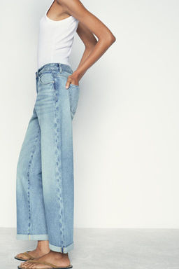 Z1975 RELAXED FIT HIGH-WAIST JEANS - Zara фото 13