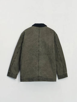 Куртка с контрастным воротником / Zarina  фото 2