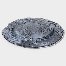 Тарелка Арабис, d=28 см, стекло, голубая - Simaland фото 4