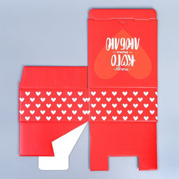 Цена за 2 шт. Коробка подарочная сборная, упаковка, Люблю, 15?15?7 см