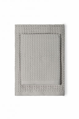 Набор полотенец вафельных 2шт 70x140, 50x90 светло-серый вафельное полотно