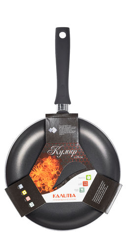 Сковорода блинная 240 мм, 1 ручка, без крышки, антипригарное рифлённое дно соты,  (серия Кумир) - Калитва фото 3
