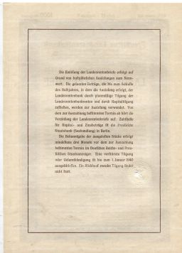 Облигация 4,5% 1000 рейхсмарок 1937 года Германия