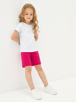 Темно-розовые шорты для девочки - Kogankids фото 6