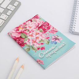 Блокноты 8 марта, 8 шт., А6 на скрепке, 32 листа