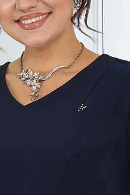 Платье Ninele 7431-Р темно-синий - Mira fashion фото 1363