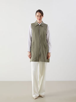 Ceket Yaka Kad?n Klasik Yelek