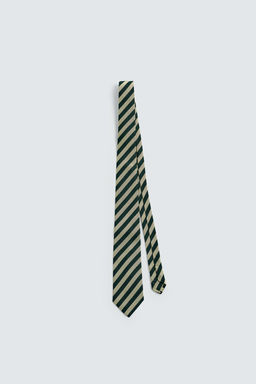100% SILK STRIPED LIMITED EDITION TIE - Zara фото 8