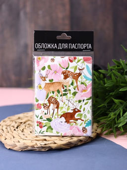 ОБЛОЖКА ДЛЯ ПАСПОРТА "Pattern Purple", плотность 600 мкм