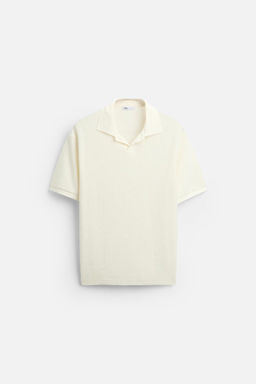 VERTICAL TEXTURED POLO SHIRT - Zara фото 28