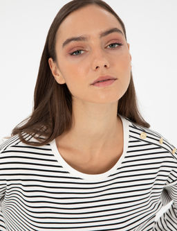Ekru Regular Fit Sweatshirt