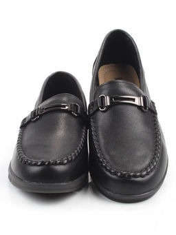 06-DYL121-1 BLACK Туфли женские (натуральная кожа)