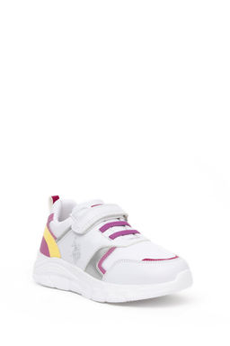 Белая спортивная обувь для девочек - U.s. polo assn фото 3