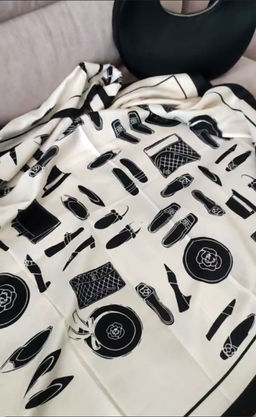 Большой мягкий очень нежный двусторонний платок - Tantino фото 11