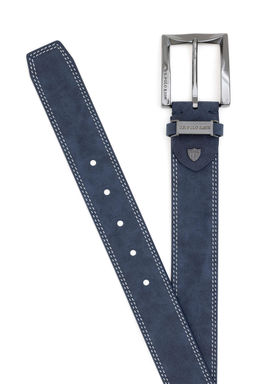 Мужской темно-синий ремень