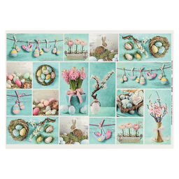 Цена за 5 шт. Декупажная карта "Праздник" плотность 45 г/м2,формат А4