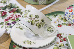 Чашка с блюдцем Крыжовник, 0,34 л - Anna lafarg фото 7