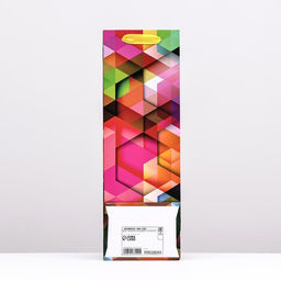 Пакет под бутылку Голограмма, 12 x 36 x 9 см - Simaland фото 2