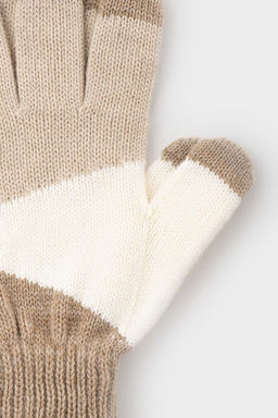 КВ 10014/бежевый перчатки дет