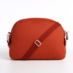 Сумка молодёжная на молнии, цвет коричневый - Simaland фото 5