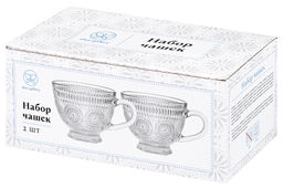 Набор 2 чашек с орнаментом 370 мл 14,5*11*9 см - Elan gallery фото 8