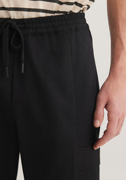 Siyah Kargo Pantolon - Mavi фото 6