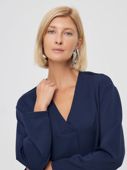 Джемпер женский KATHARINA KROSS KK-JP-0027-3T-AH-т.синий  фото 2