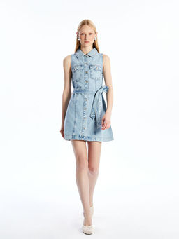 G?mlek Yaka Jean Elbise