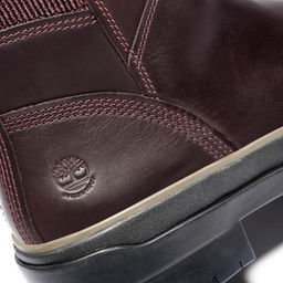 Ботинки Timberland Malynn Side Zip F/L WP бордовые  фото 4
