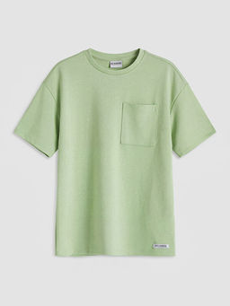 Bisiklet Yaka K?z ?ocuk Ti??rt