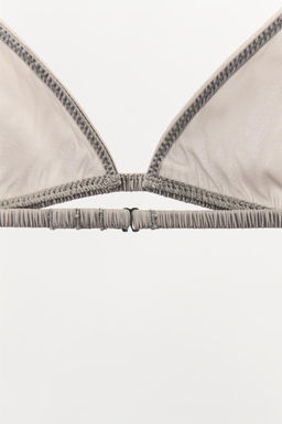 SILK TRIANGLE BRALETTE - Zara фото 12