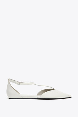 FLAT SHOES WITH ANKLE STRAP