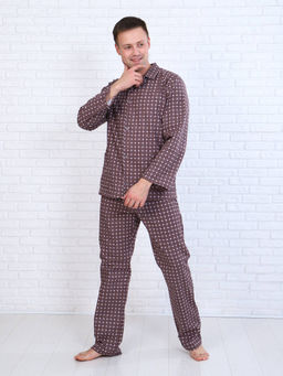 Пижама мужская,модель203,фланель (Альберто, вид 4) - Ивановотекстиль фото 5