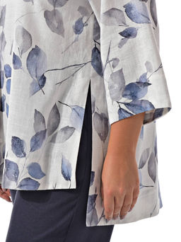 вискоза со льном, дышащая легкая рубашка - А+б коллекция фото 18