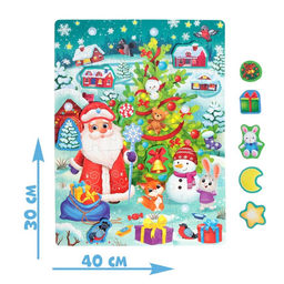Пазл с липучками Весёлый Новый год, 54 детали - Puzzle time фото 2