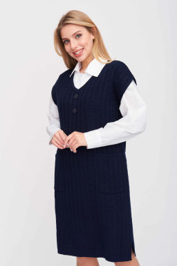 ЗЛАТА Платье 3-673/синий