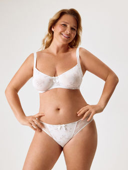 Infinity / Бюстгальтер с мягкой чашкой жен. Lorans белый принт - Infinity Lingerie фото 4