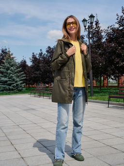 Ветровка женская "Грин" хаки