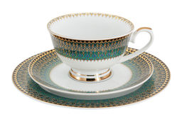 Чайный сервиз Бухара зелёный, 6 персон, 23 предмета - ANNA LAFARG MIDORI фото 3