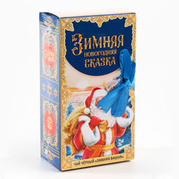 Чай чёрный Зимняя Новогодняя сказка в коробке-книге, вкус: зимняя вишня, 100 г. - Simaland фото 12