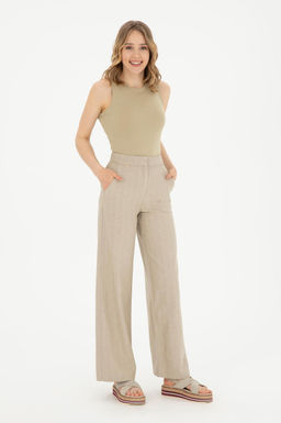 Женские брюки цвета хаки из парусины Неожиданная скидка в корзине - U.s. polo assn фото 3