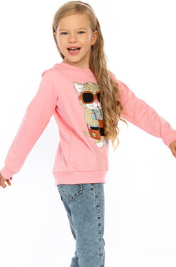 Свитшот для девочки из футера двухнитки Baby Style  фото 4