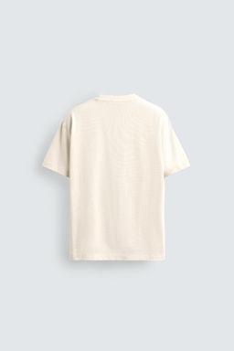 T-SHIRT WITH RAISED TEXT - Zara фото 6